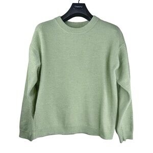 ASOS Women's Muted Lime Green Crew Neck Sweater Rugged/Clean & Minimal Size 8
